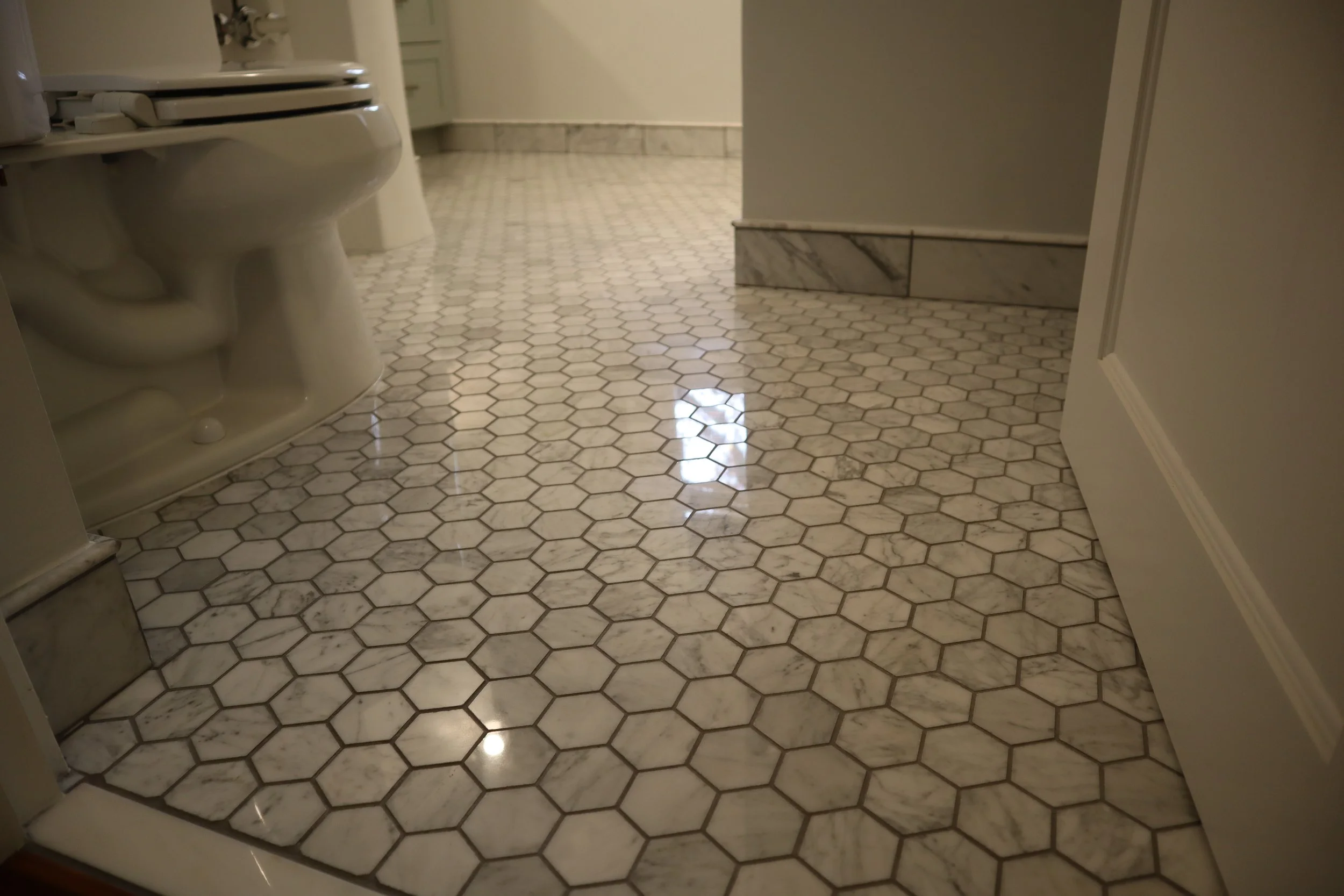 2024 Style Marble Hexagon Floor