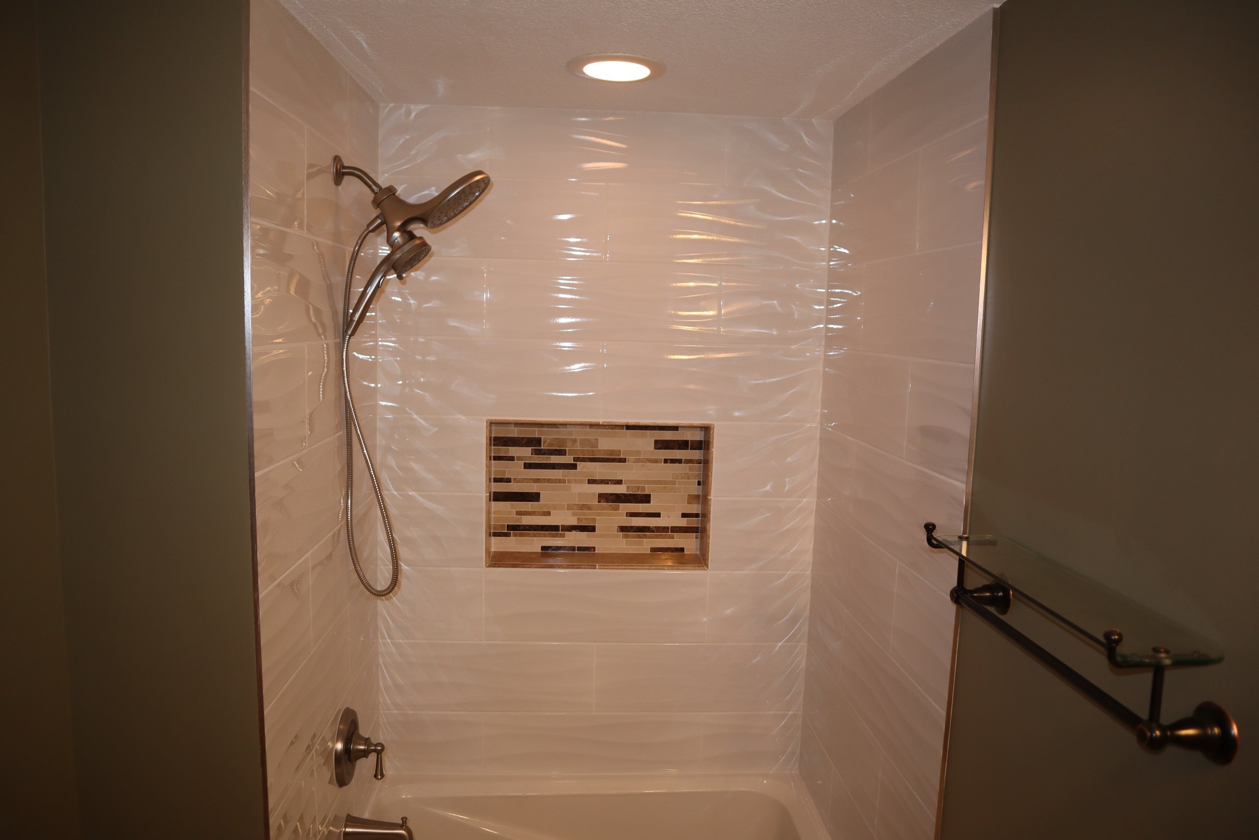 After- 2024 Bathroom with Waves style wall tiles