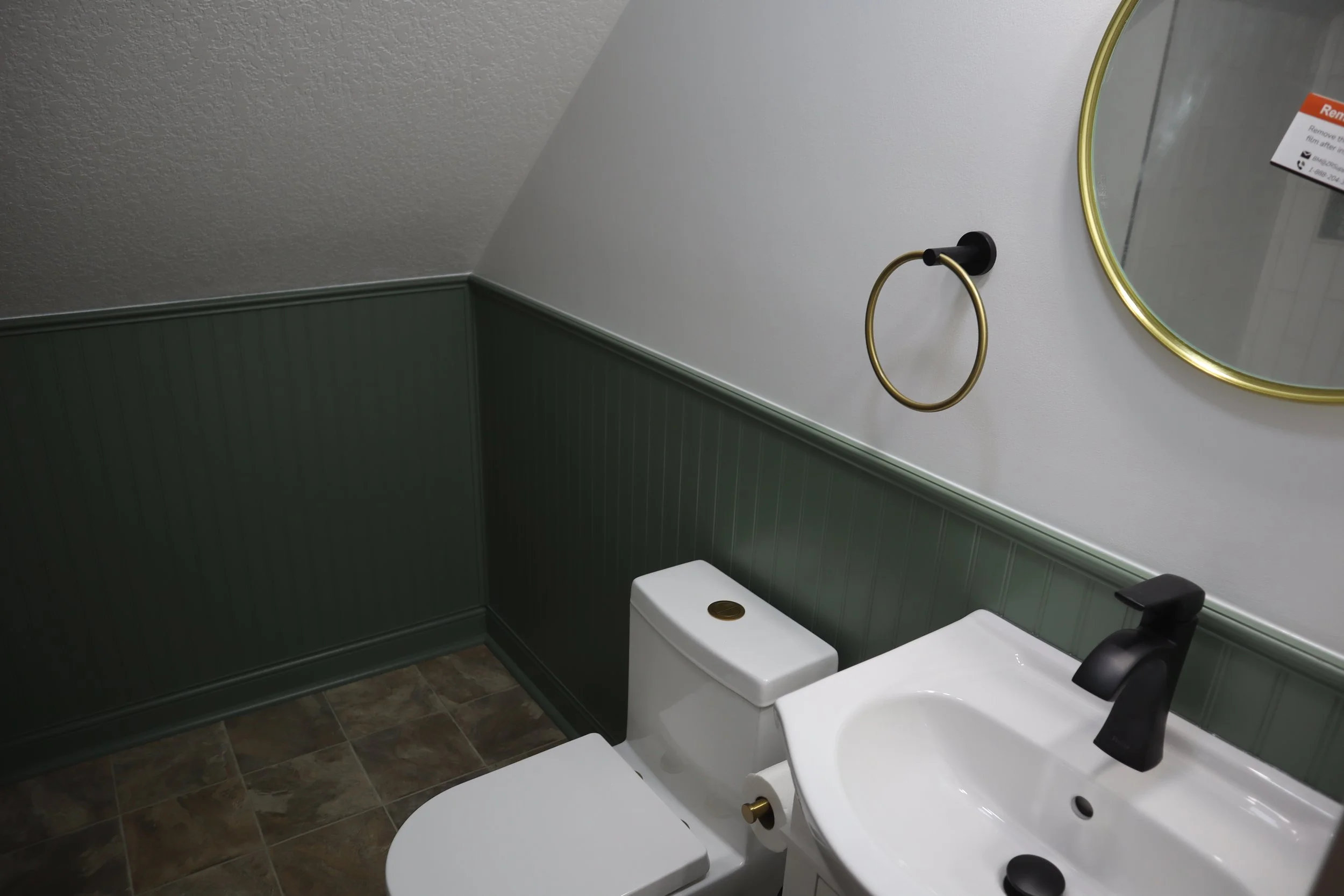 After- 2025 new toilet, vanity, and mirror