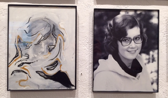 painting/photography series. digital prints, acrylic paint, charcoal, ink. each panel is 8"x10". 2013.