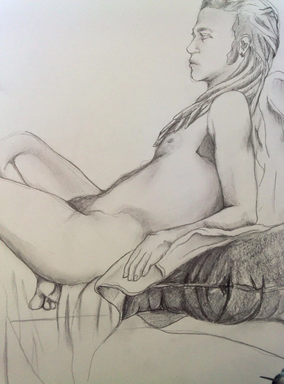 graphite on paper, 11"x14" 2012.