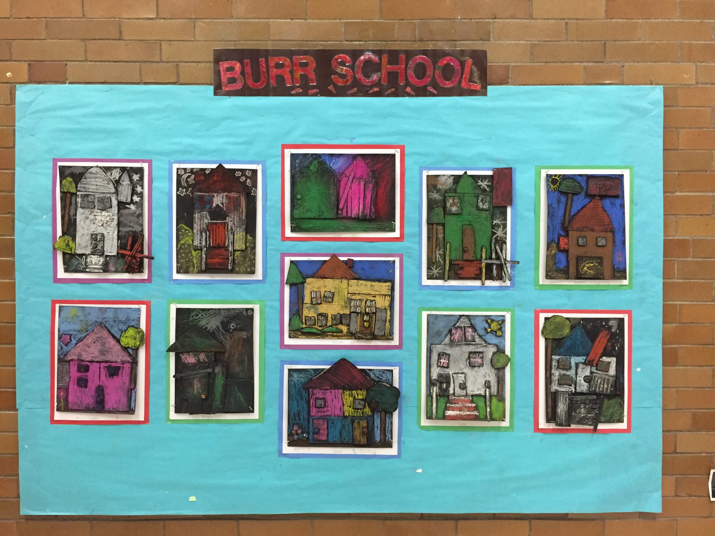 Display of Student Work at Newton School Administration Building