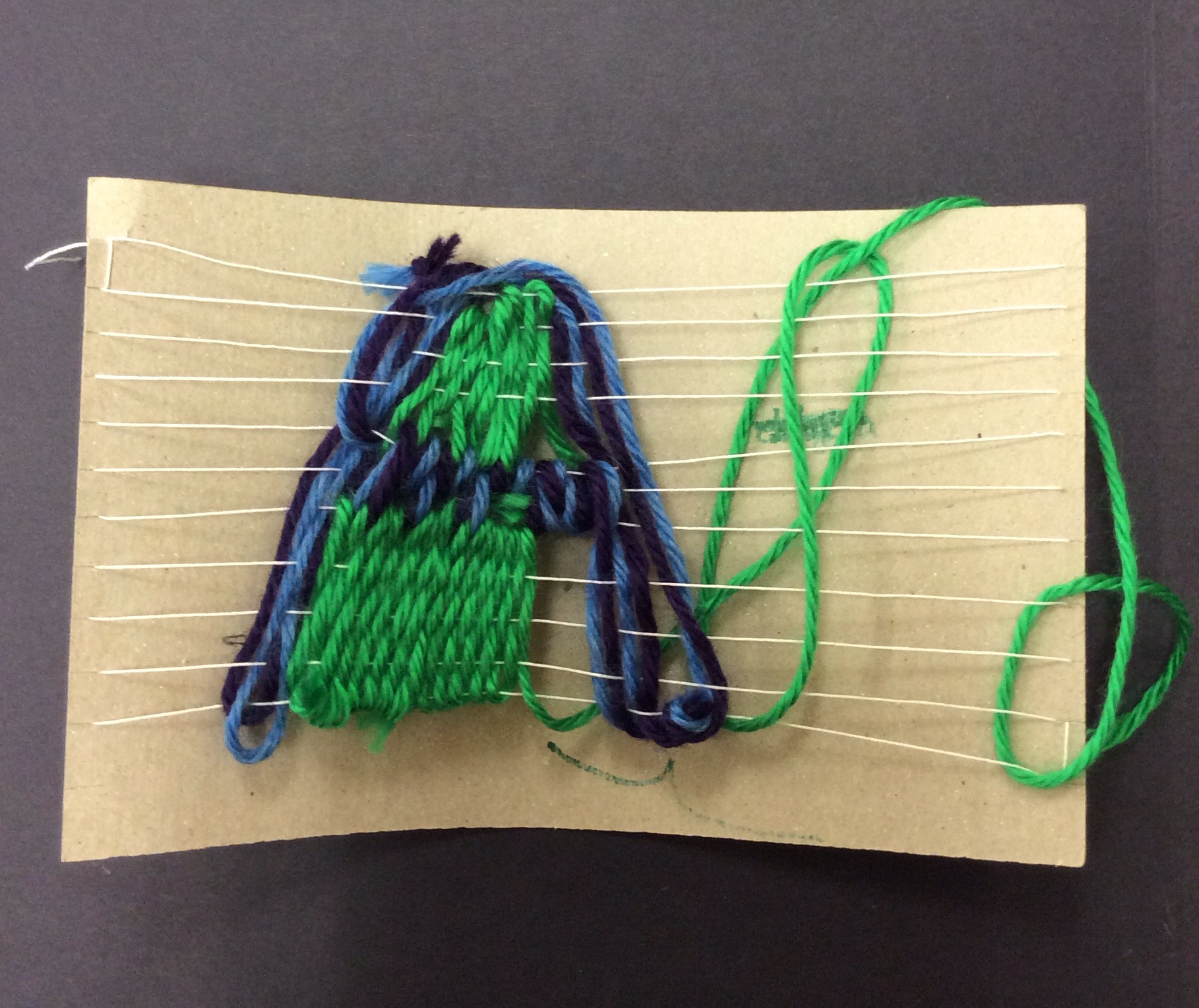 Weaving on loom