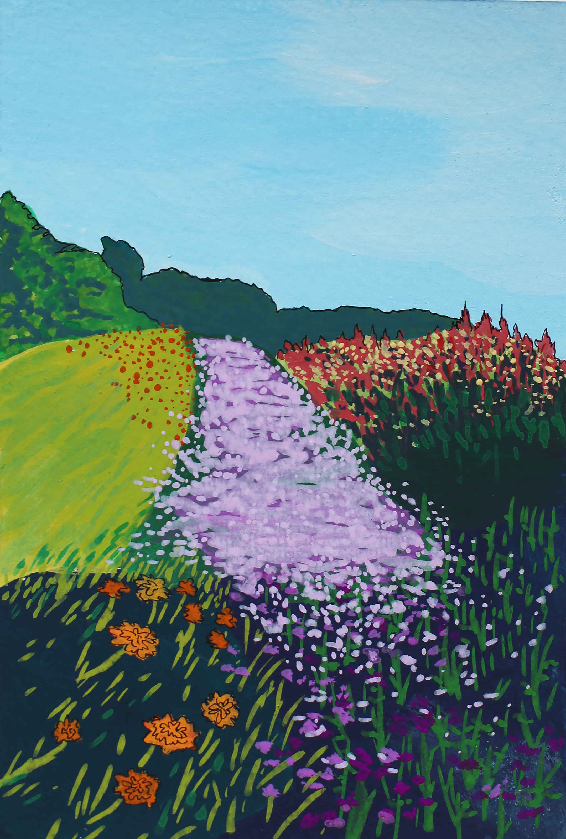 Flowering field