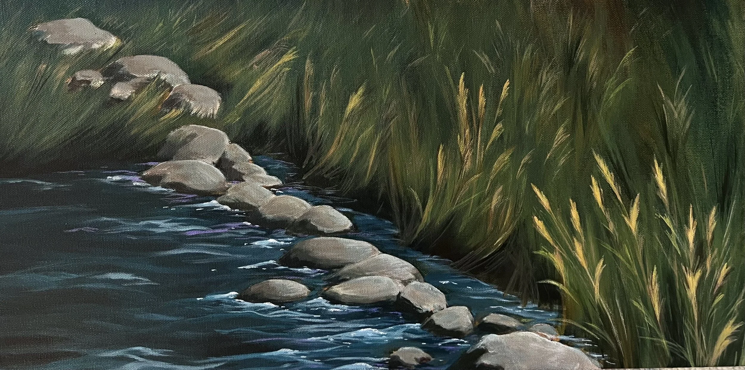 Autumn Marsh, 12x24 inches