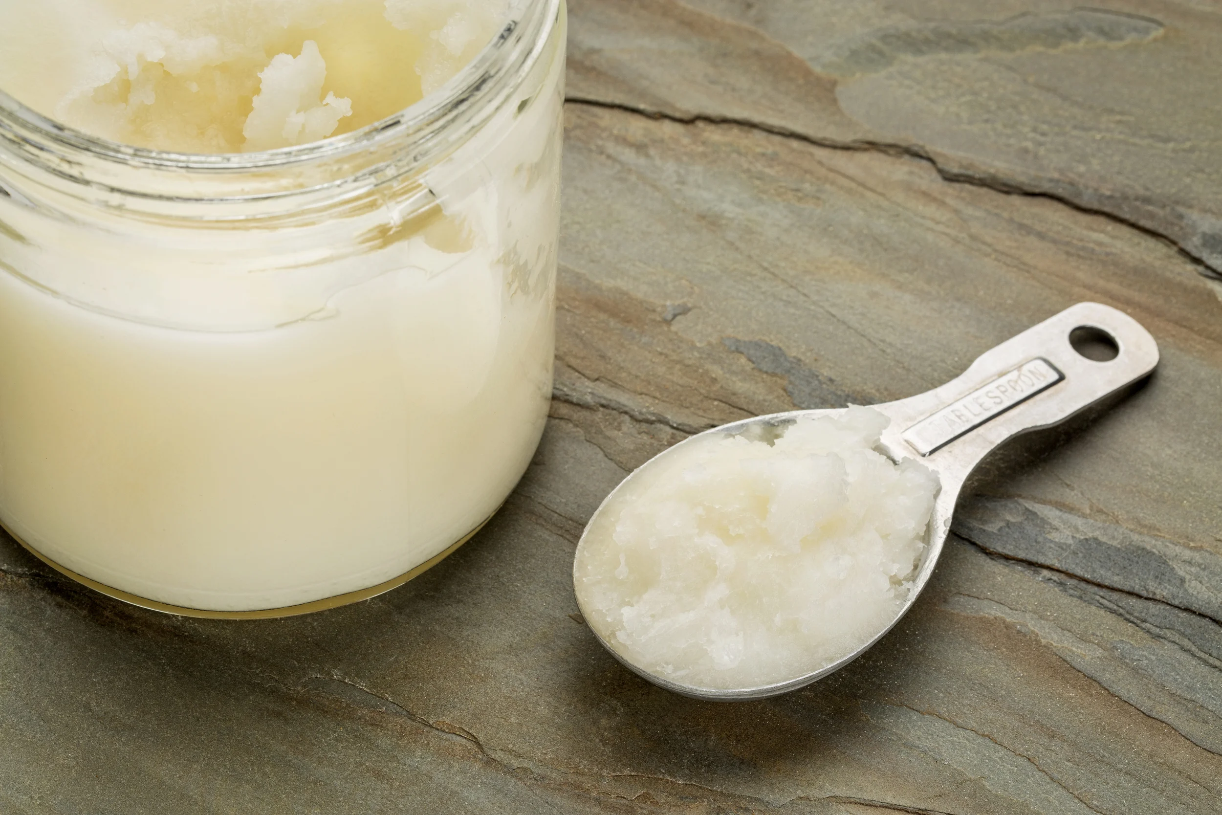 Coconut oil is great for its cooling benefits and light feeling on the skin.