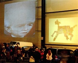sick puppy projected alongside state of the union 2006
