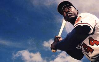  Henry "Hank" Aaron didn't aim to become Major League Baseball's home run king, nor did he intend to grow into a Civil Rights icon. But because of his remarkable strength, both in power and in character, he became both. This is the story of Hammerin'