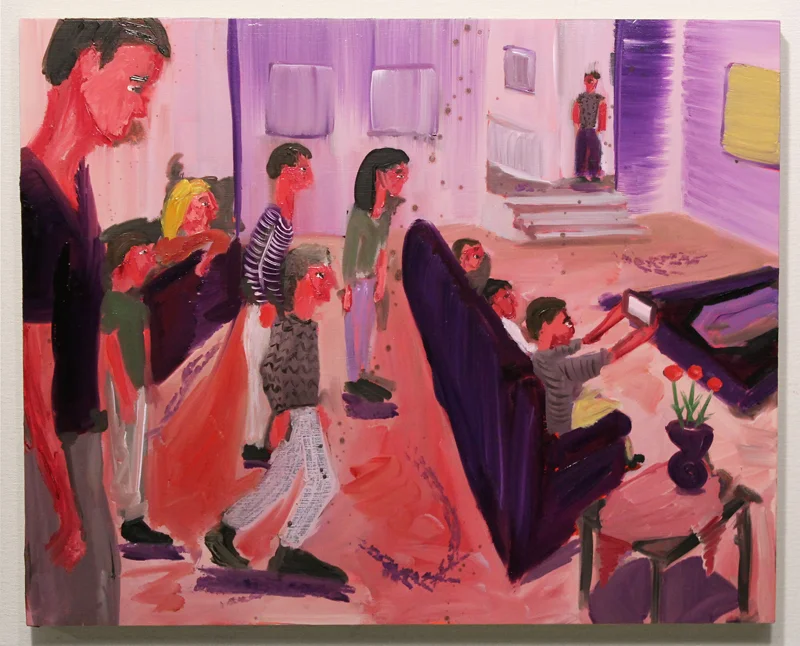 Screen Capture , 2013, Oil on panel, 16” x 20”