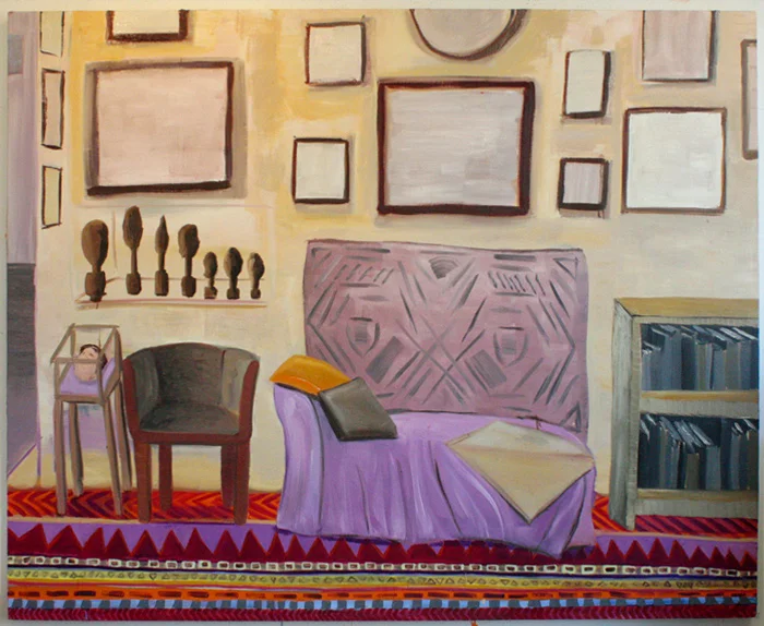 Sofa , 2011, Oil on canvas, 57" x 75"