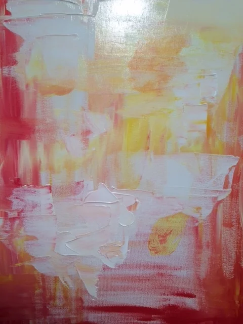 Damned If You Do Bored If You Don't. Acrylic on canvas.