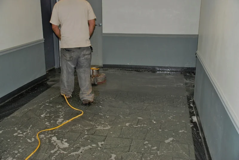 We will professionally clean, buff and wax your floors.