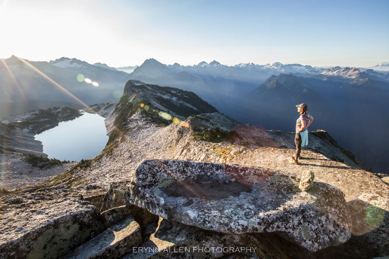 Morning at Hidden Lake Lookout with my amazing friend Becca who is always up for an adventure.