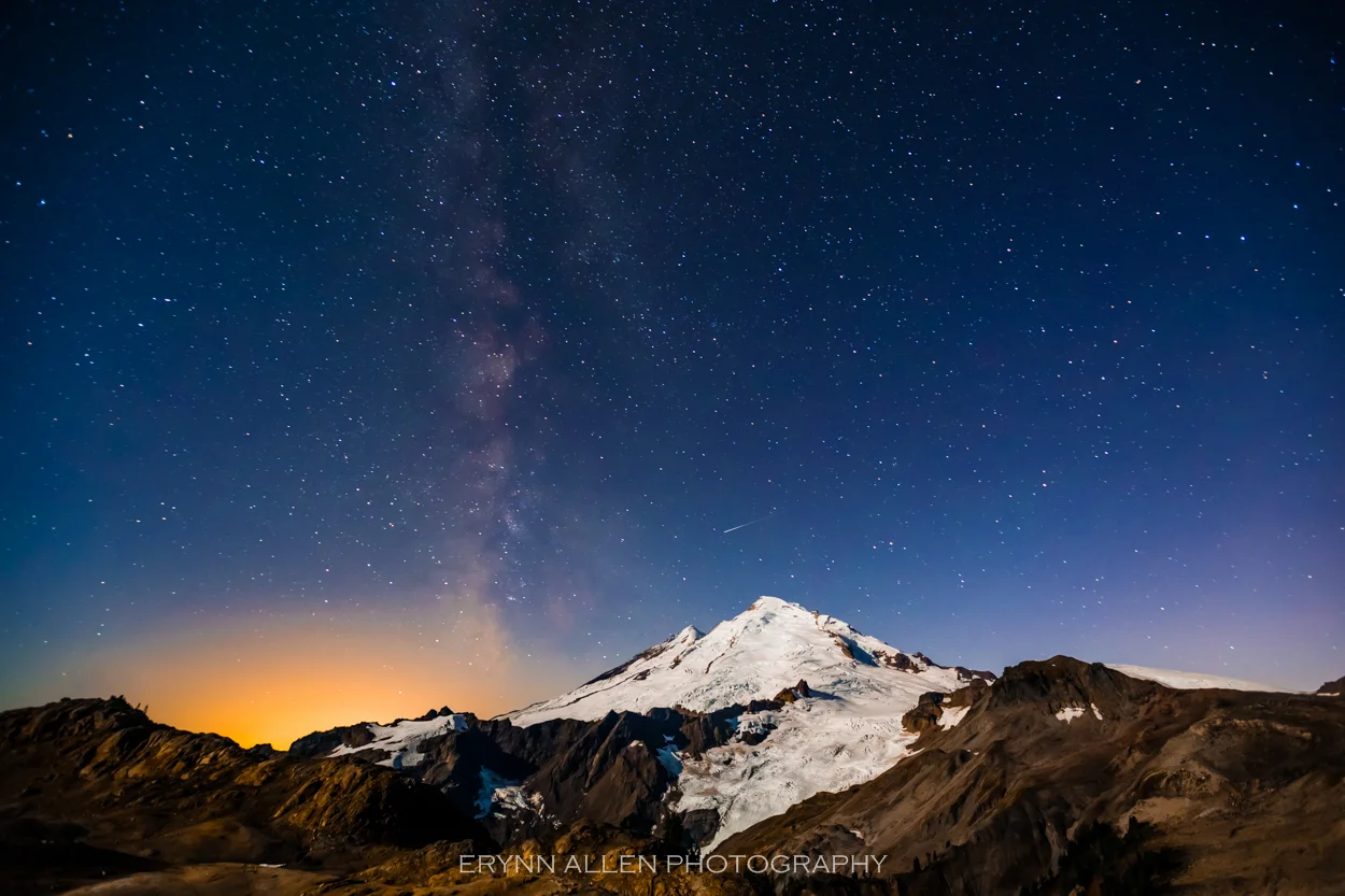Probably my favorite image of the year. I've climbed the mountain twice, and to catch a shooting star (not satellite or airplane) over it was incredibly fortuitous.