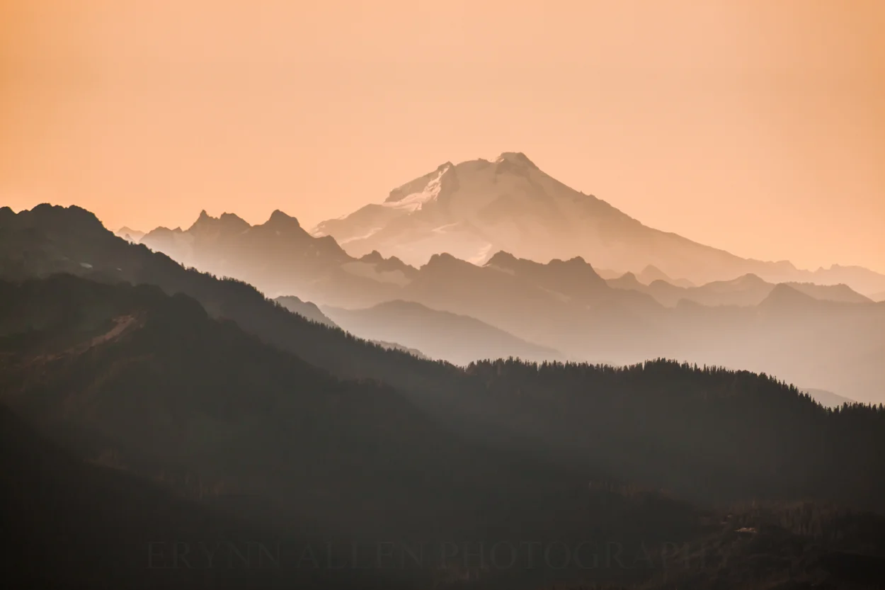 Glacier Peak in the morning