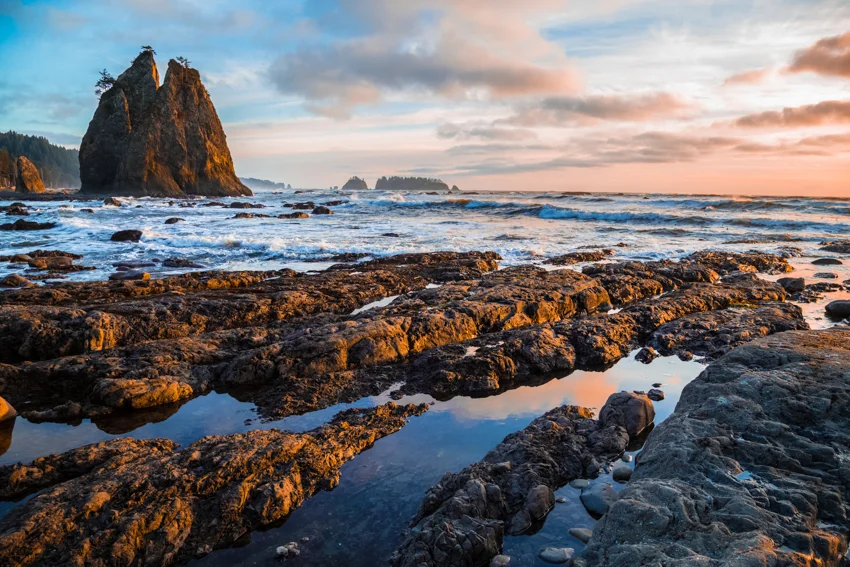 Rialto Afternoon WASHINGTON COAST 16x24 Satin Metal Print Thou who hast taken to thyself the wings Of morning, to abide Upon the secret places of the sea, And on far islands, where the tide Visits the beauty of untrodden shores - Henry van Dyke, “God of the Open Air”