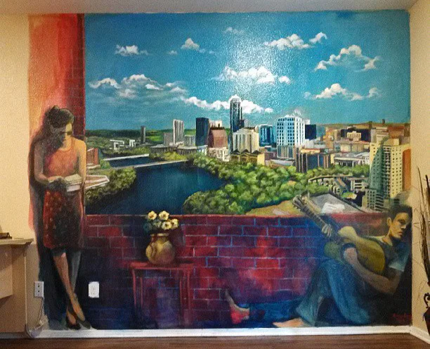 Wiley Ross Mural of Austin