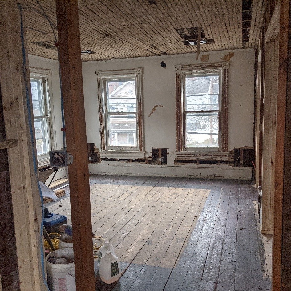 Navigating renovation scope creep can be a challenge, especially in older homes like this 1920 Kingston, NY residence with its plaster/lath walls and cellulose insulation. 

When updating services such as electrical, the decision between patching the