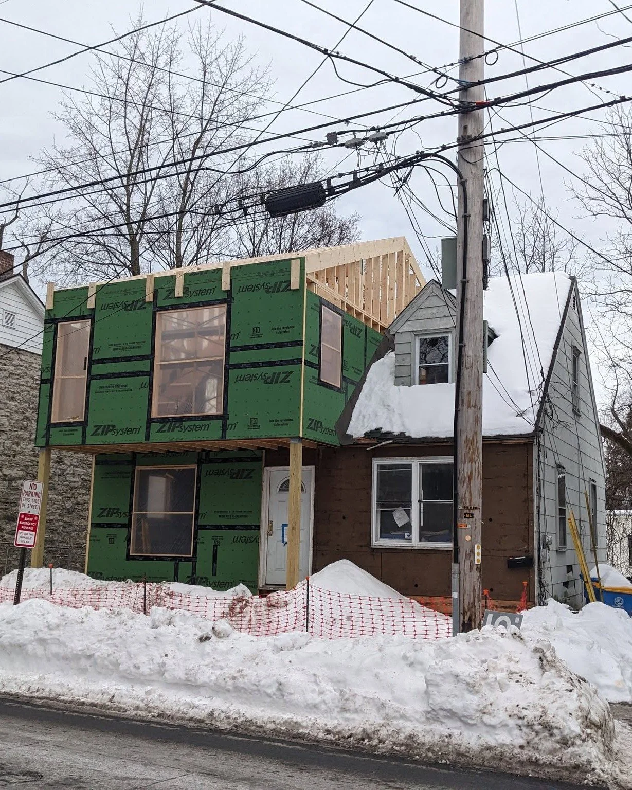 A major Wiltwyck Retrofit construction update on Green Street in Uptown Kingston 🏗️

Officially underway since June 2025, this multifamily project has made significant progress. Demo wrapped in August, followed by foundation and site work in Septemb