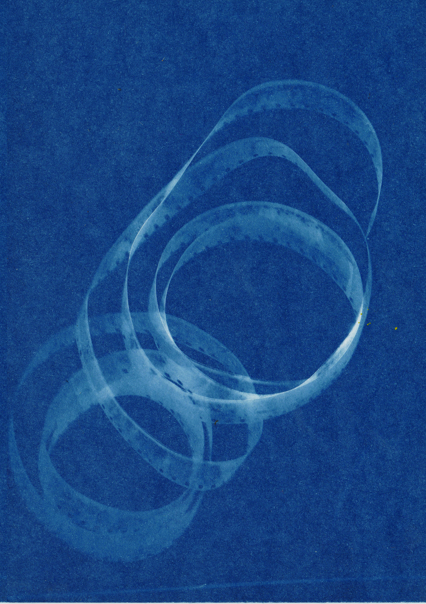 Field Work (Cyanotype of buried film)