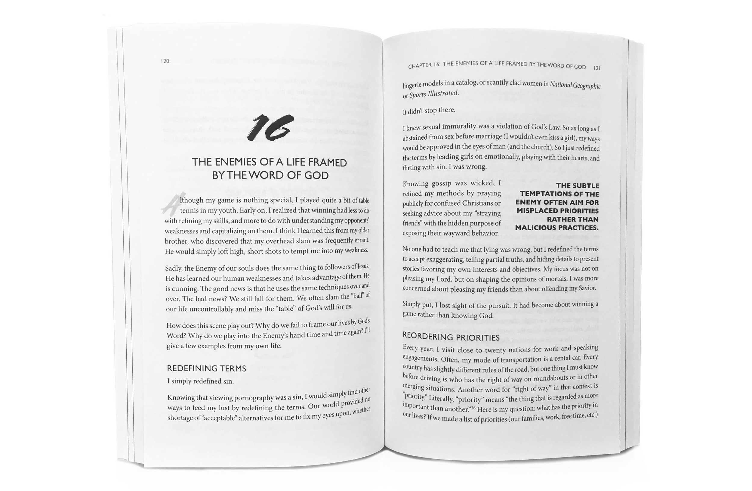 book inside layout design