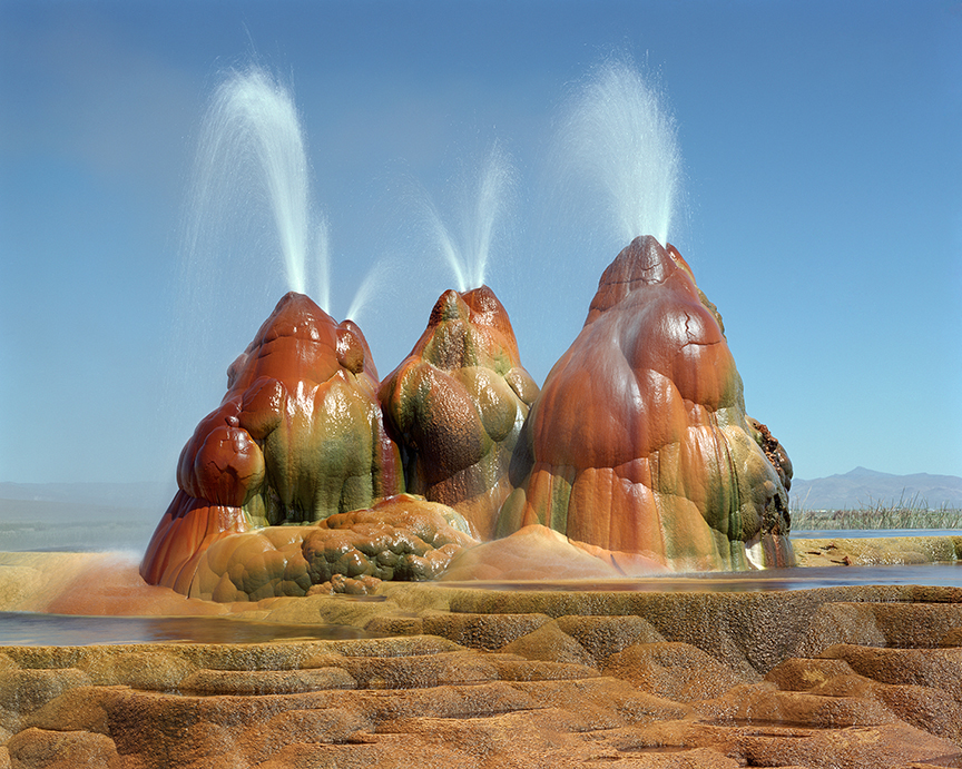 Photo by PETER GOIN www.petergoin.com Fly geyser, from the book , Black Rock, 2005.