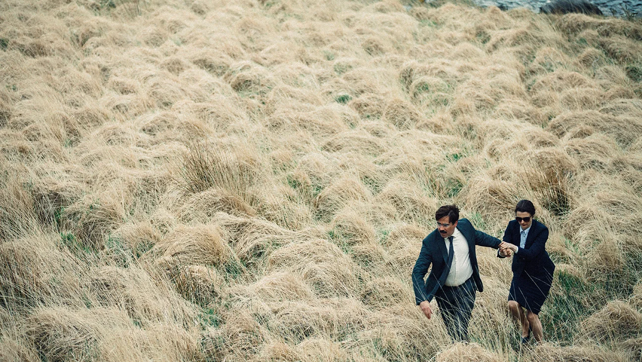 Lanthimos often places his actors in the corner of expansive shots.