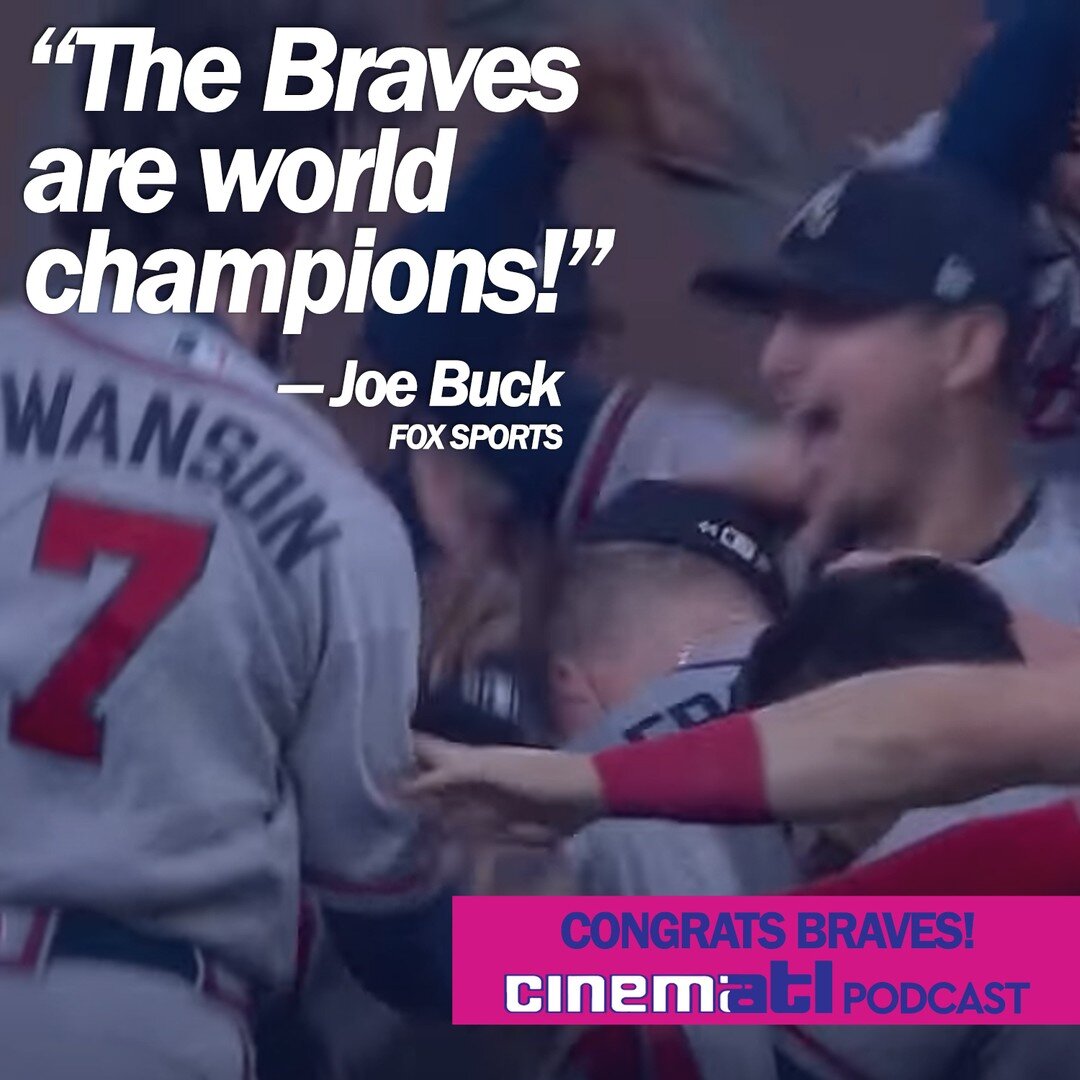 We've been too exhausted from celebrating the #AtlantaBraves #WorldSeries victory so we couldn't record a #podcast this week. See you next week with a new episode! #GoBraves