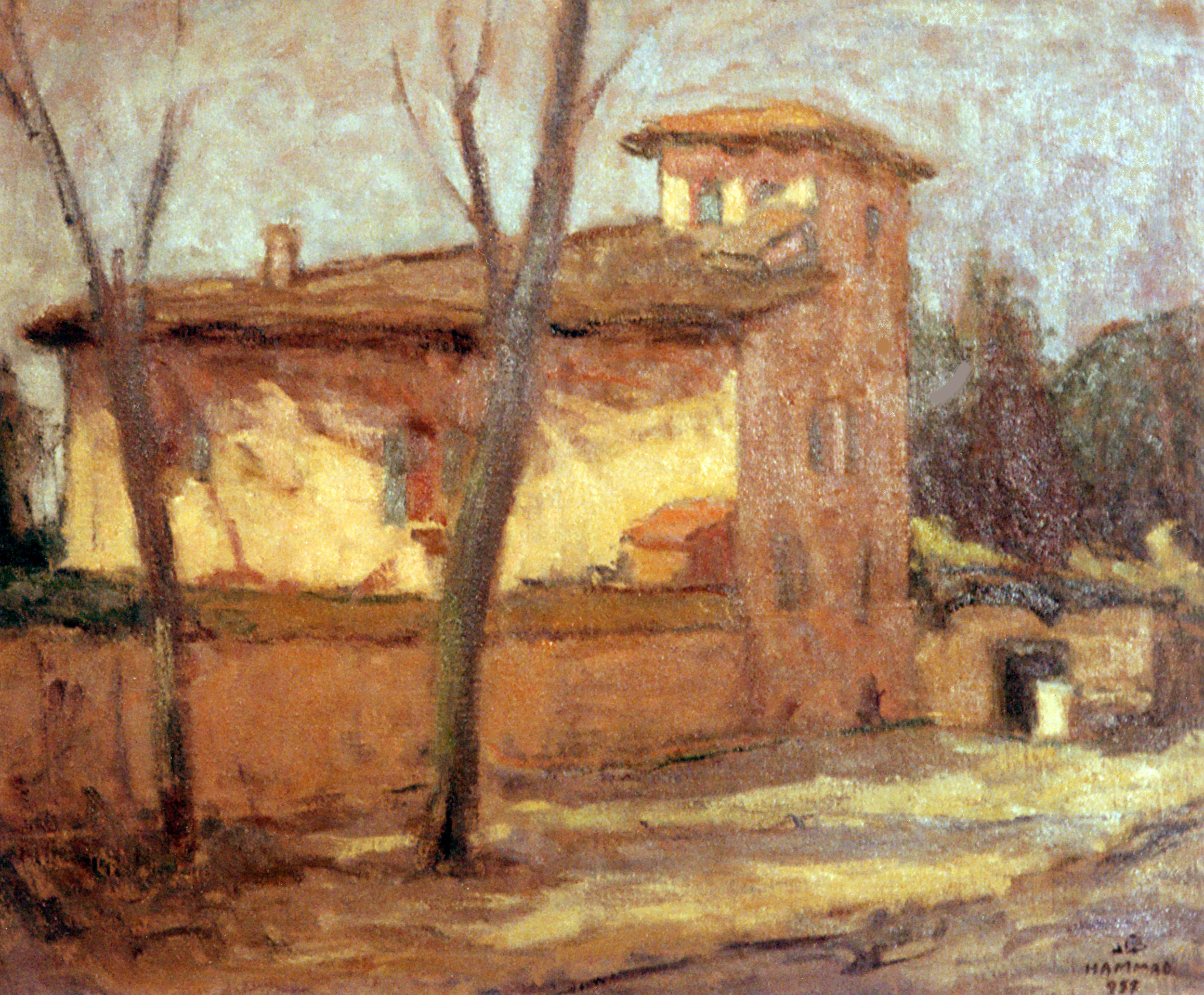 Scene . 1957 . منظر طبيعي