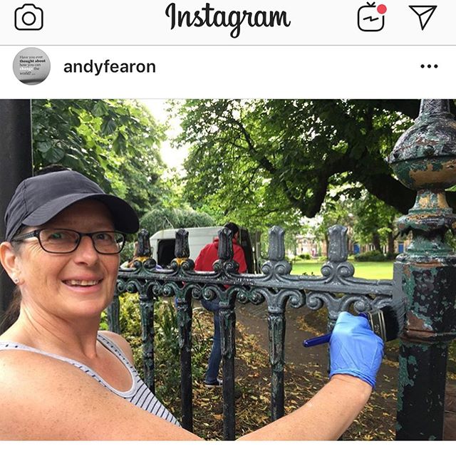 The first round of @giveadaytothecity pics in - awesome atmosphere of fun on site! No strings attached giving is good for the soul and awesome for our city! Great job all!