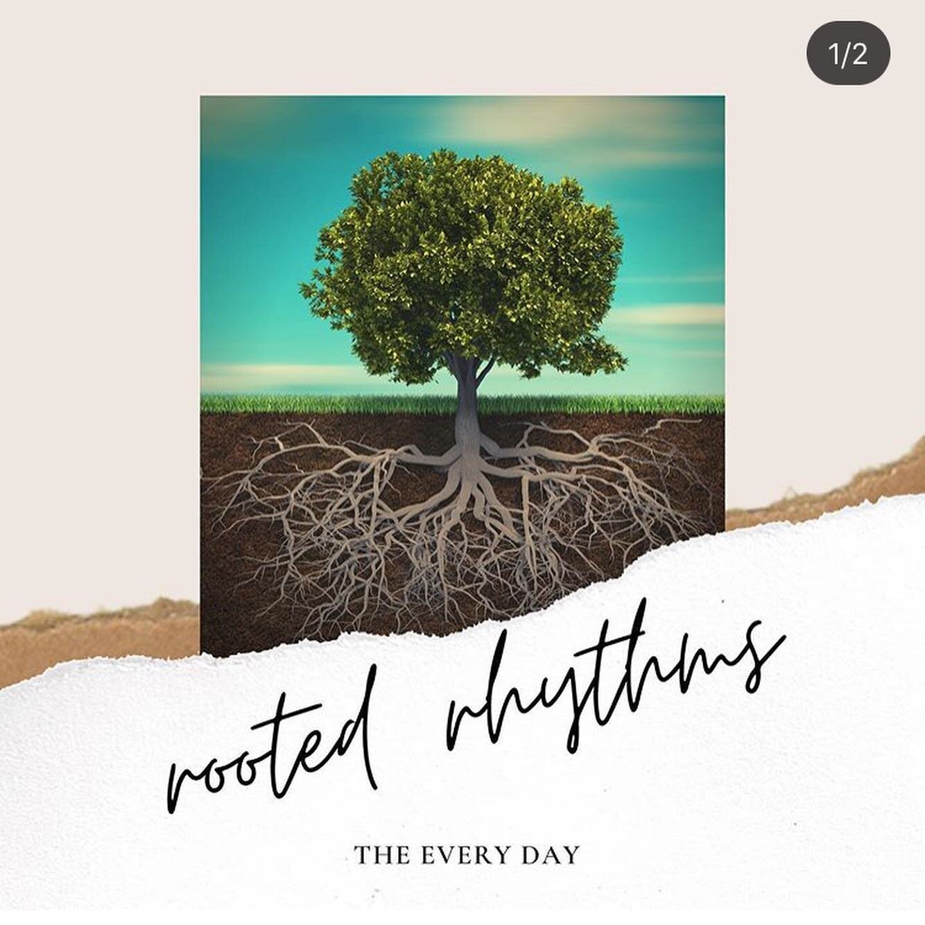 Yesterday we began our journey into living lives with ever deepening roots. Rho shared that the Lectio365 app from @247prayer is a helpful practice to introduce as one of your rooted rhythms.  You can download this onto your phone.  Why not gather a 