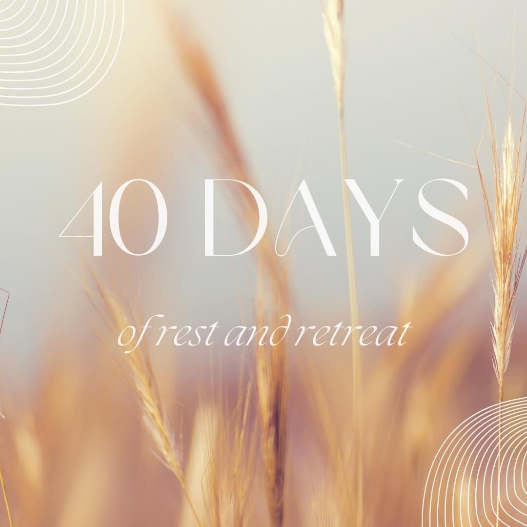 During these 40 days of rest and retreat, it may be a good time to slow down, get quiet and notice how you are doing in your relationship with God.

I hope these questions help you think prayerfully about how you and God are doing:

In the last 24 ho