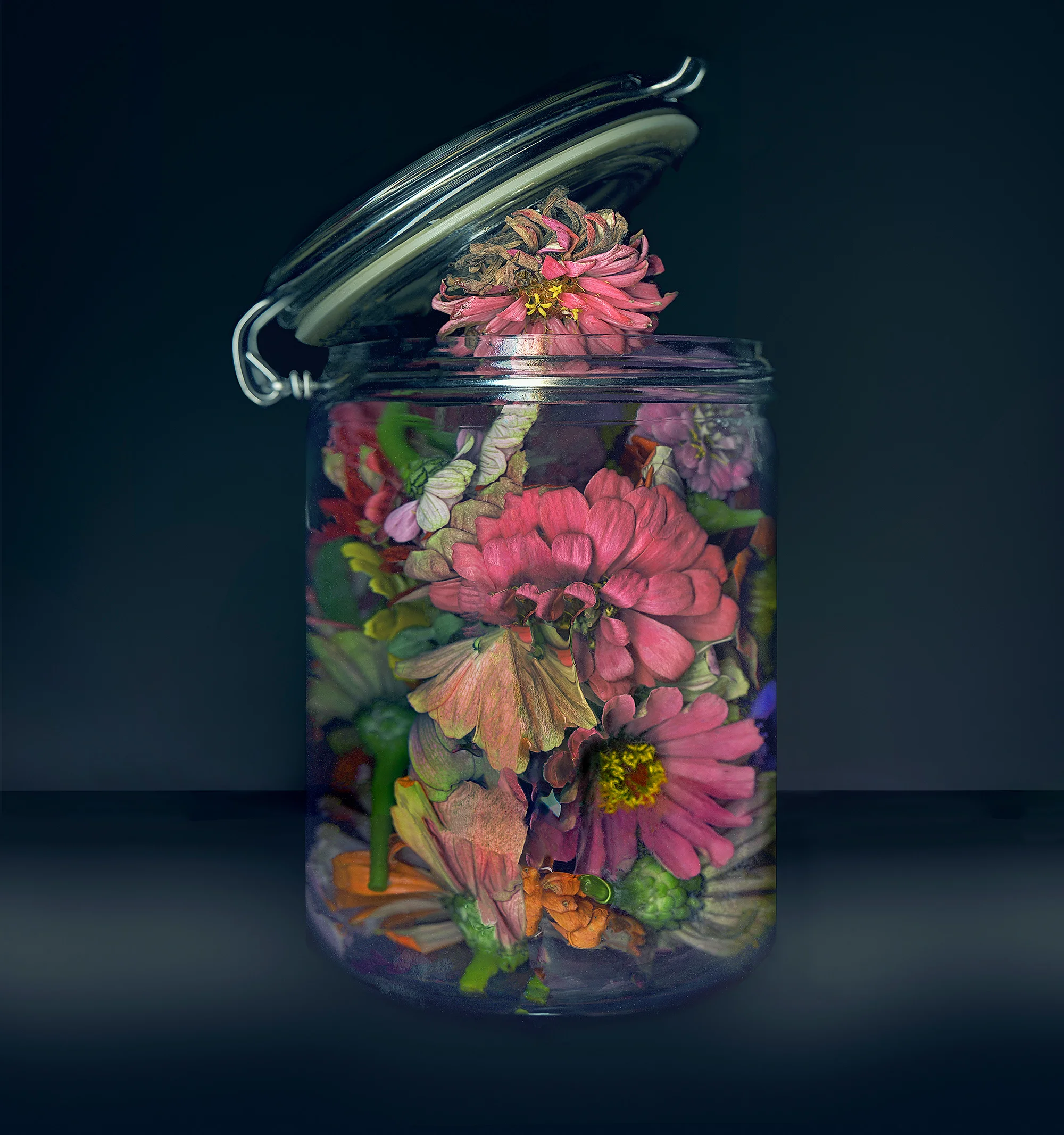 Zinnia Jar