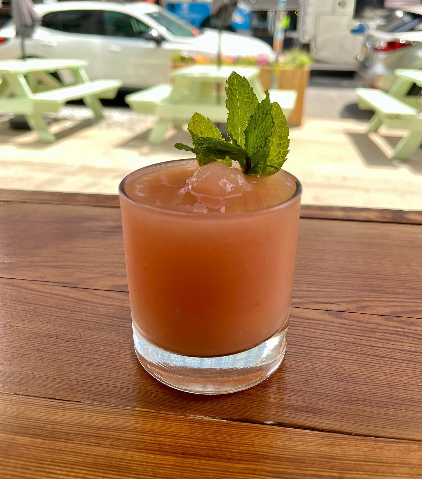 Fros&eacute; season is upon us🎉 Now pouring this lovely Watermelon, Mint and  Summer Water frozen🍉 Happy Hour Noon-6🥳 #summerfridays #alldayhappyhour #daydrinkersoftheworldunite