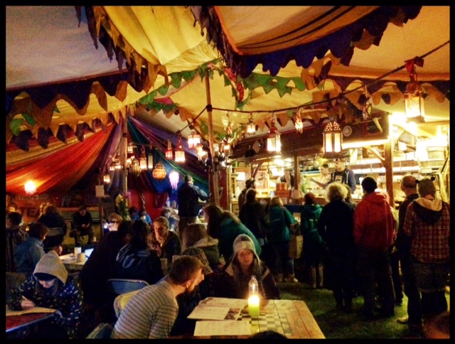 This is the Tiny Tea Tent. It is a part of the cosy part of heaven.