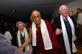 Kathleen Davey, Rev. Ray Davey and His Holiness the Dalai Lama.