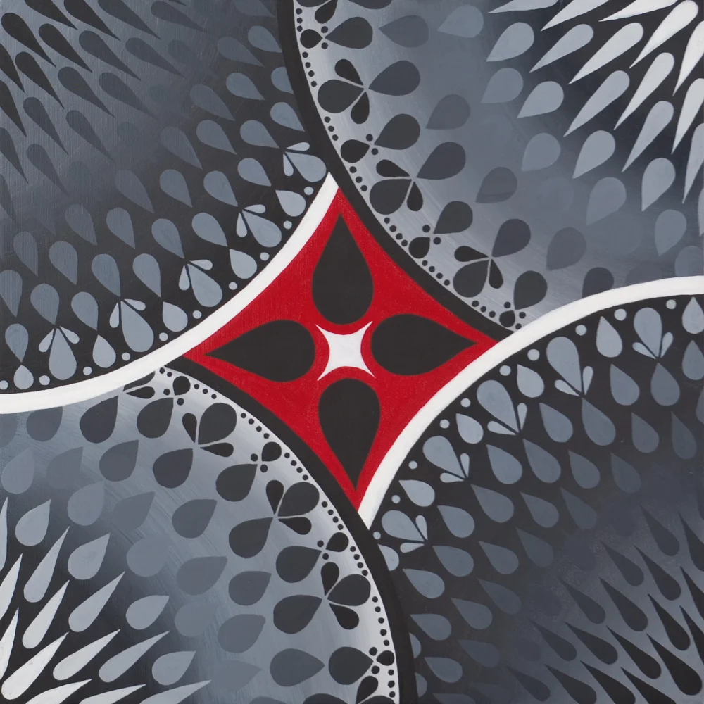 Black and Red Star