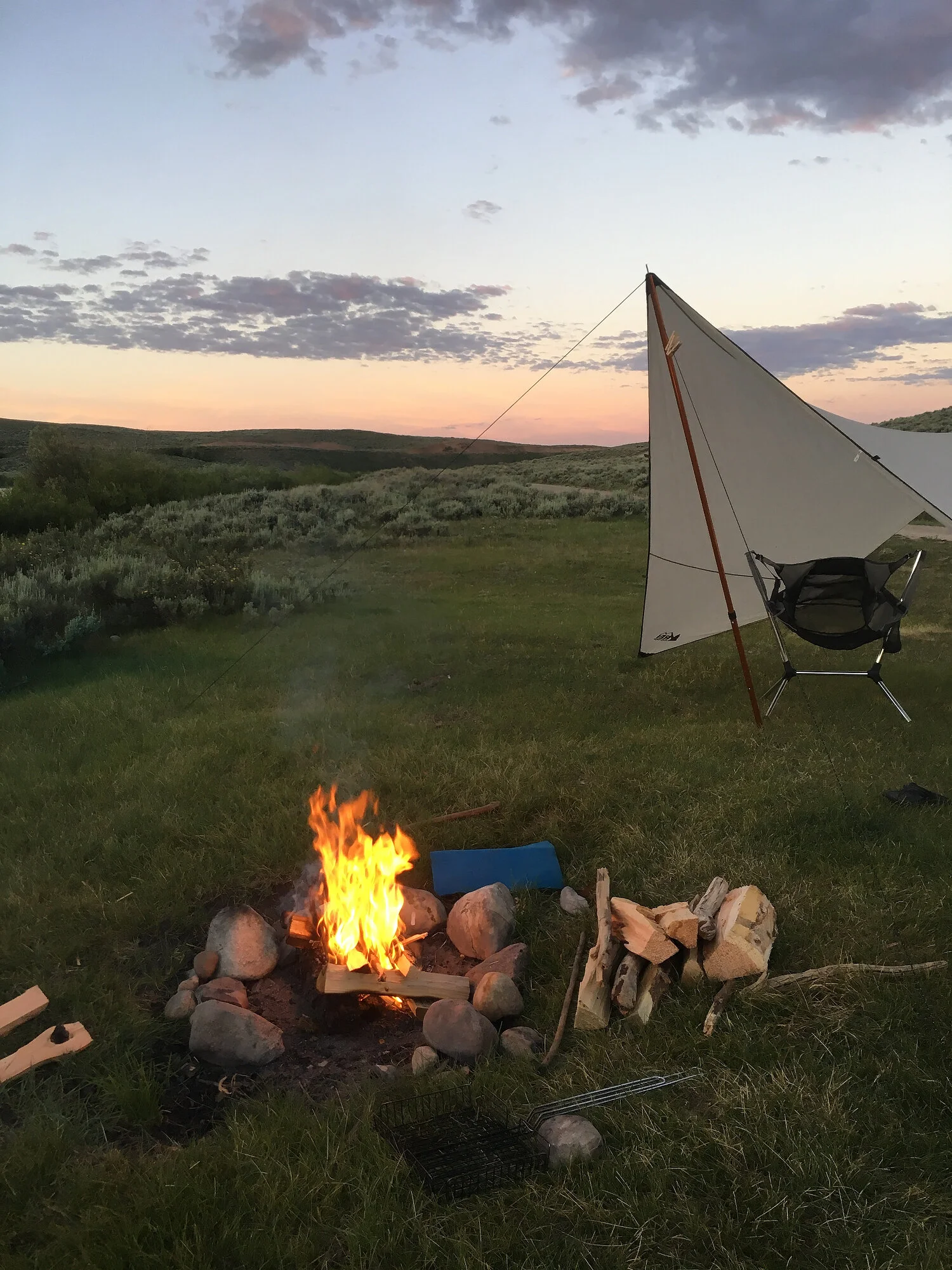  Sunset on the Green River. 