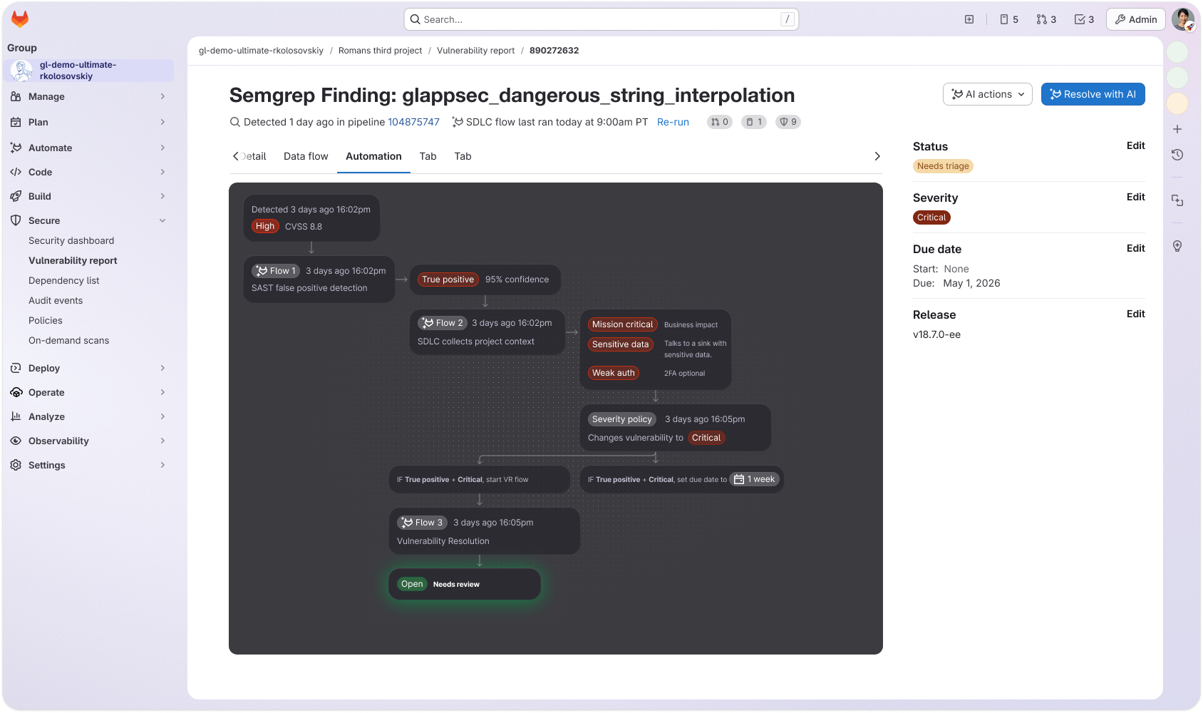 AI &amp; Policy Orchestration Visibility