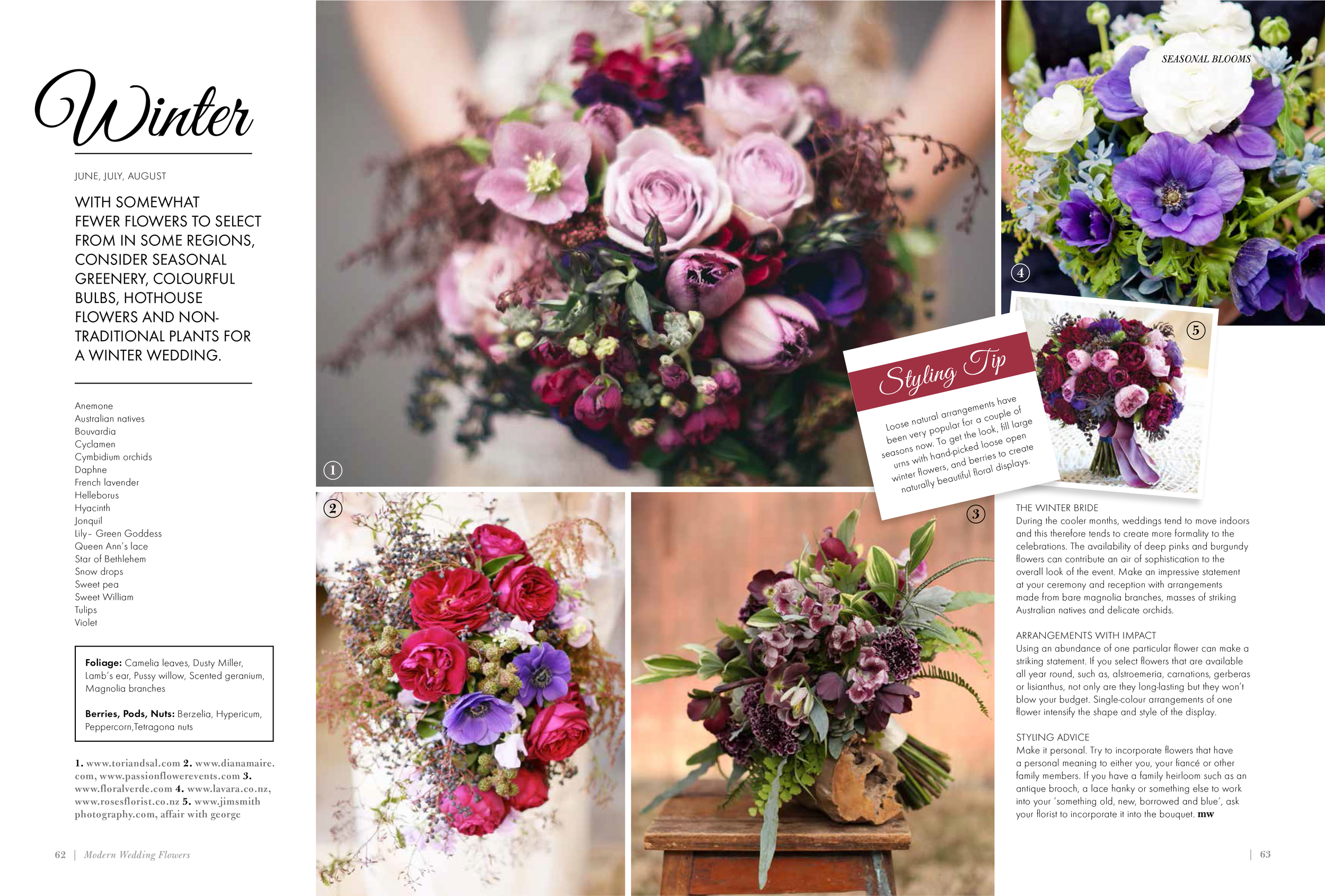   Modern Wedding Flowers Magazine , Volume 17 2014 