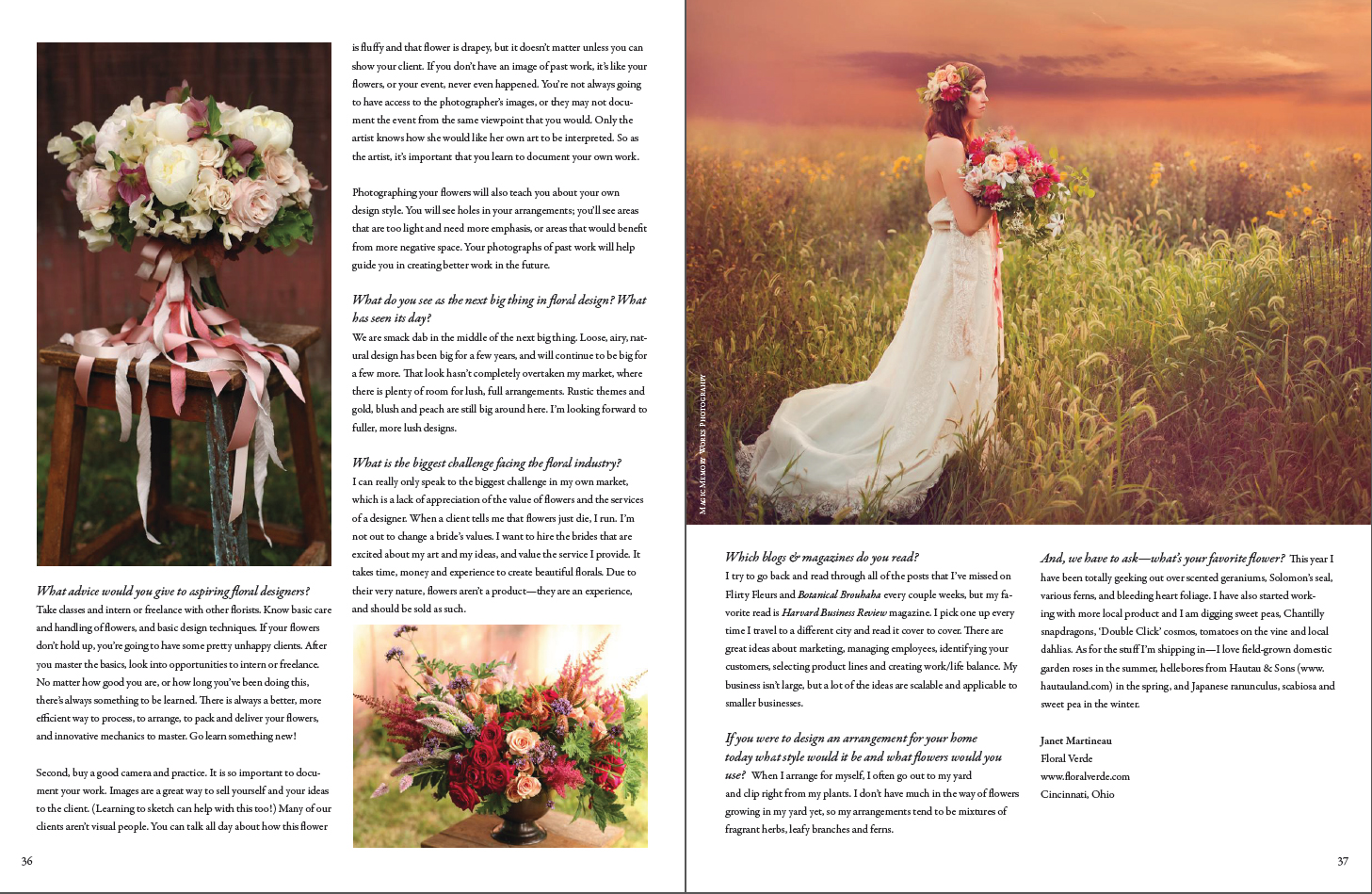 Flirty Fleurs Magazine , December 2014
