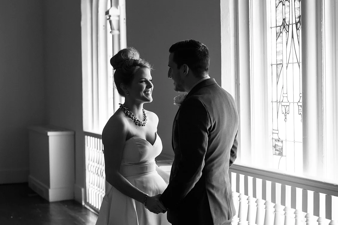 Wedding at The Transept, Cincinnati, Ohio. Flowers by Floral Verde LLC. Photo by Leppert Photography.