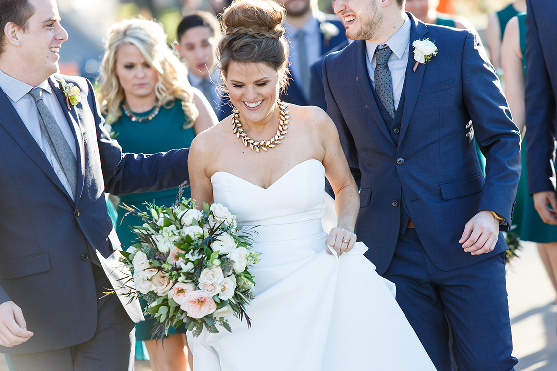 Wedding at The Transept, Cincinnati, Ohio. Flowers by Floral Verde LLC. Photo by Leppert Photography.