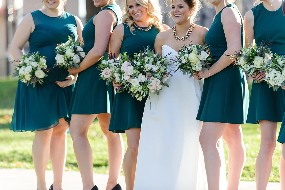 Wedding at The Transept, Cincinnati, Ohio. Flowers by Floral Verde LLC. Photo by Leppert Photography.