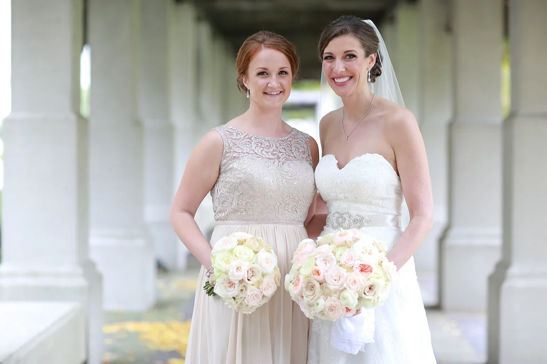 Wedding Ceremony at St. Francis Xavier Church, Cincinnati, Ohio. Flowers by Floral Verde LLC. Photo by Sherri Barber.
