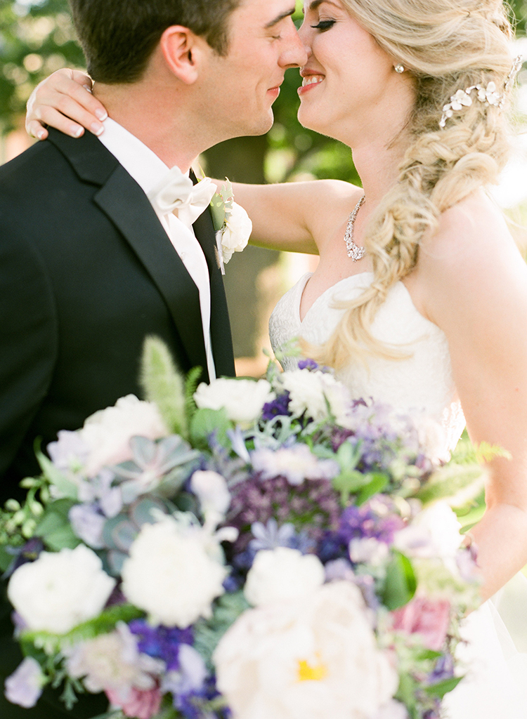 Wedding Ceremony at the French Park in Cincinnati, Ohio. Flowers by Floral Verde. Photo by Leah Barry Photography.