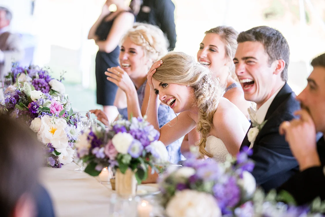 Wedding Reception at the French House Cincinnati, Ohio. Flowers by Floral Verde. Photo by Leah Barry Photography.
