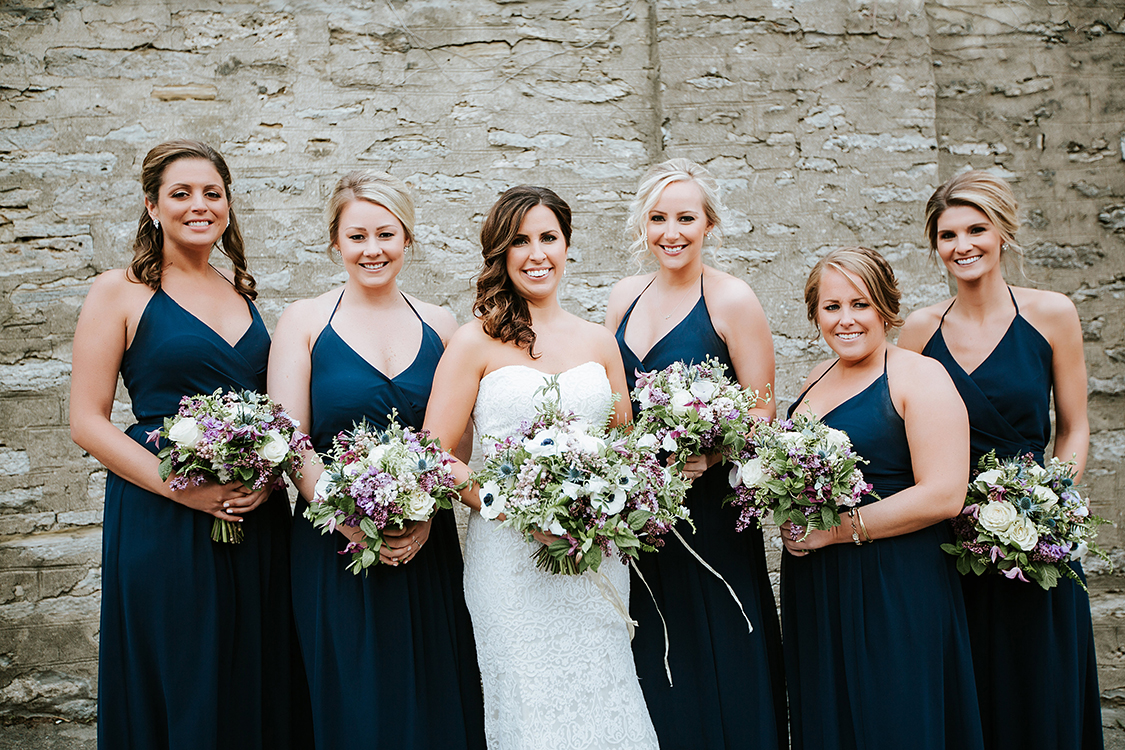 Wedding Ceremony at Holy Cross Immaculata in Cincinnati, Ohio. Flowers by Floral Verde. Photo by Eleven:11 Photography.