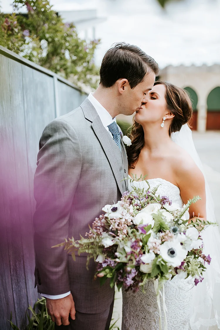 Wedding Ceremony at Holy Cross Immaculata in Cincinnati, Ohio. Flowers by Floral Verde. Photo by Eleven:11 Photography.