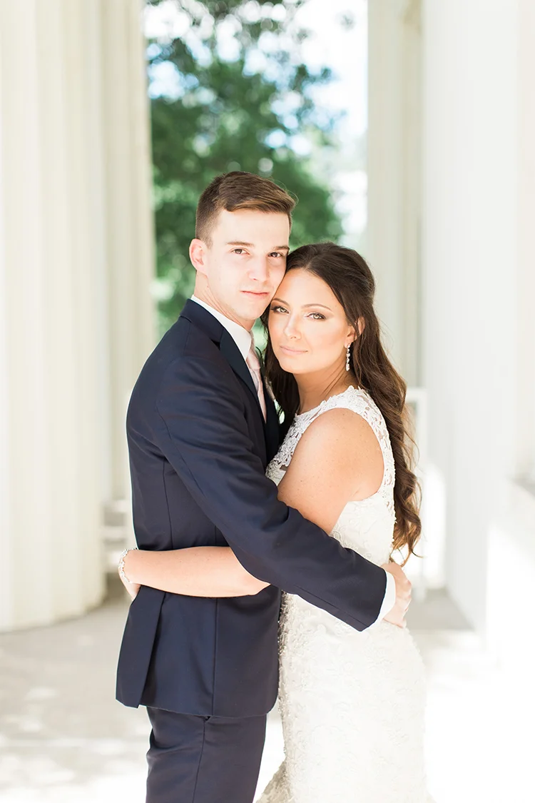 Wedding Ceremony at the First United Methodist Church in Lexington, Kentucky. Flowers by Floral Verde. Photo by Rachael McCall Photography.